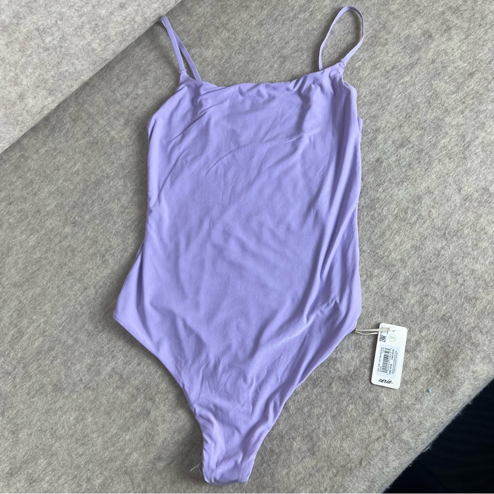 Aerie Smoothez Lavender Women's One Piece Bodysuit - Size XS - Picture 9 of 12